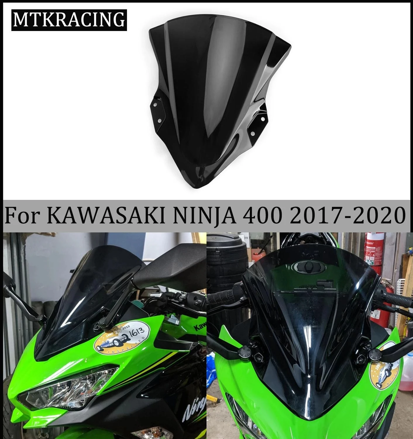 MTKRACING для EX400 ninja 400 NINJA400 2018 2019 2020 аксессуары мотоциклов экран лобовое стекло