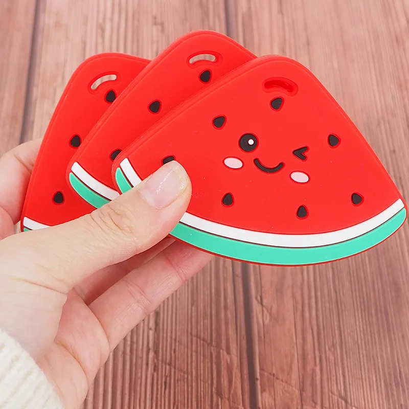 Chenkai-mordedor de silicona para beb&eacute;, accesorio de dentici&oacute;n artesanal de princesa, Castillo de Le&oacute;n, cohete, arco&iacute;ris, pastel, zorro, Panda, Koala, 10 Uds.-2