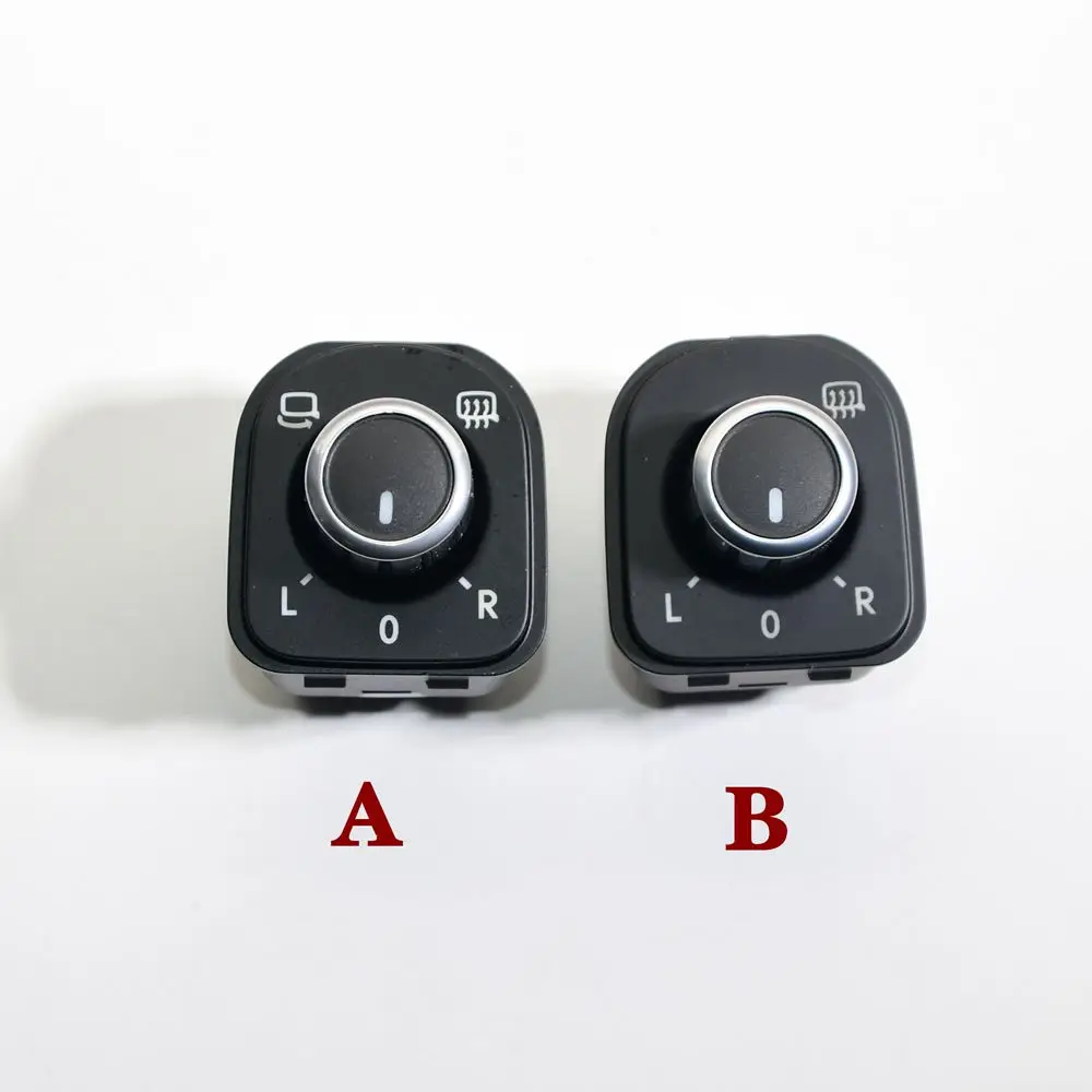 Новый хромированный боковой зеркальный Регулируемый переключатель для Golf MK5 MK6