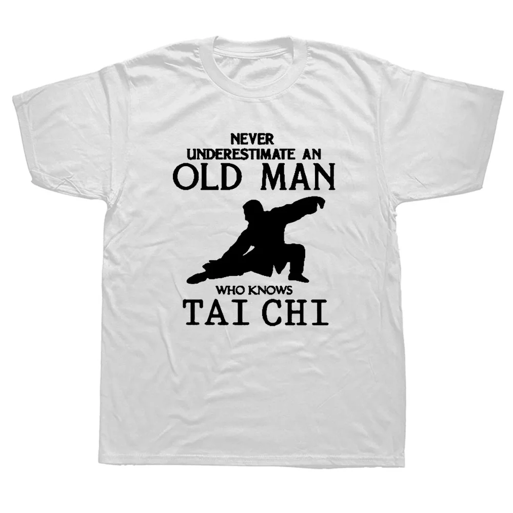 Футболка мужская с юмором на заказ хлопковая никогда не подучит старого человека