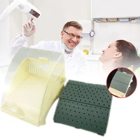 142 holes tooth bur block holder autoclave sterilizer case disinfection box new holds holder stationpull out drawer tool