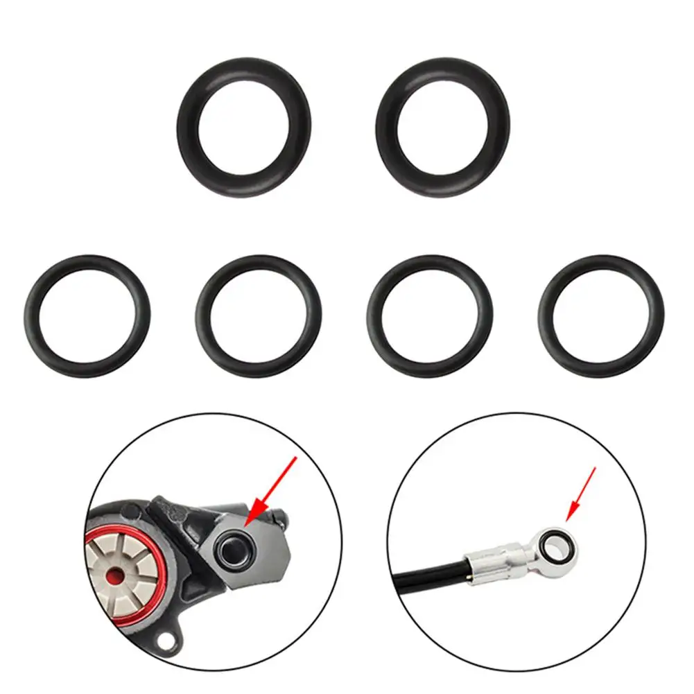 6 шт./компл. велосипед бутилнитриловые уплотнительное кольцо дисковый тормоз