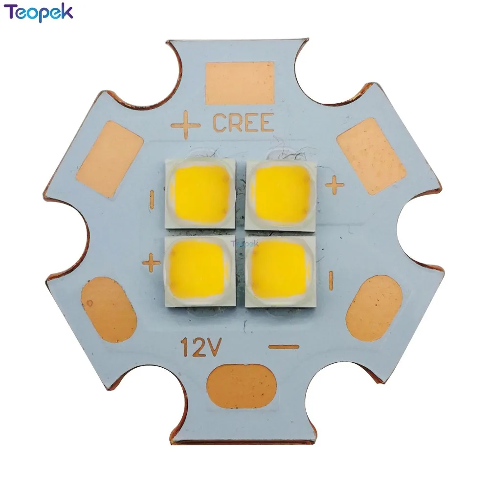 Светодиодная лампа Cree XPL 4D 36 Вт вместо XHP70 SST 90 3 В/6 в/12 В холодный белый теплый свет
