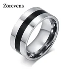 Мужское кольцо на палец KOtik, кольцо из нержавеющей стали с эмалью, обручальное мужское кольцо, дизайнерские ювелирные изделия