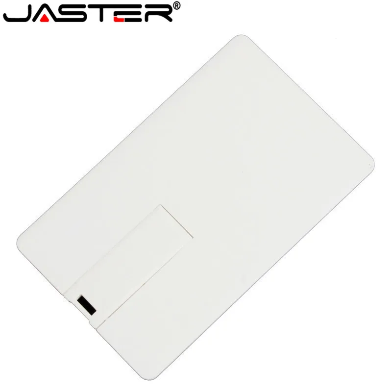 JASRER 10 шт. Бесплатная цветная печать логотипа мини-карта Банковская карта USB 4 ГБ 8 16