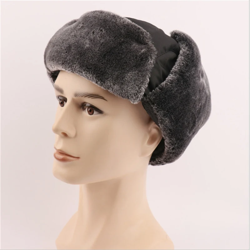 WZCX Military российский знак Pilot шапка ушанка сохраняет тепло водонепроницаемый