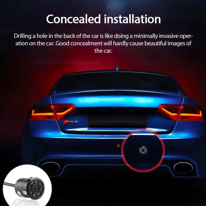 

DVR/Dash Camera 8 LED Car Rear View Reverse Parking Camera Night Cam Waterproof Car DVR Electronics Accessories