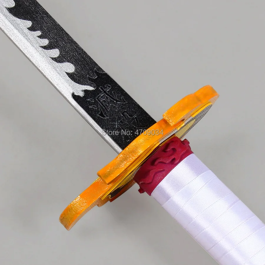 Kimetsu no Yaiba Kyojuro Rengoku Nichirin Blade Косплей Реплика меч реквизит