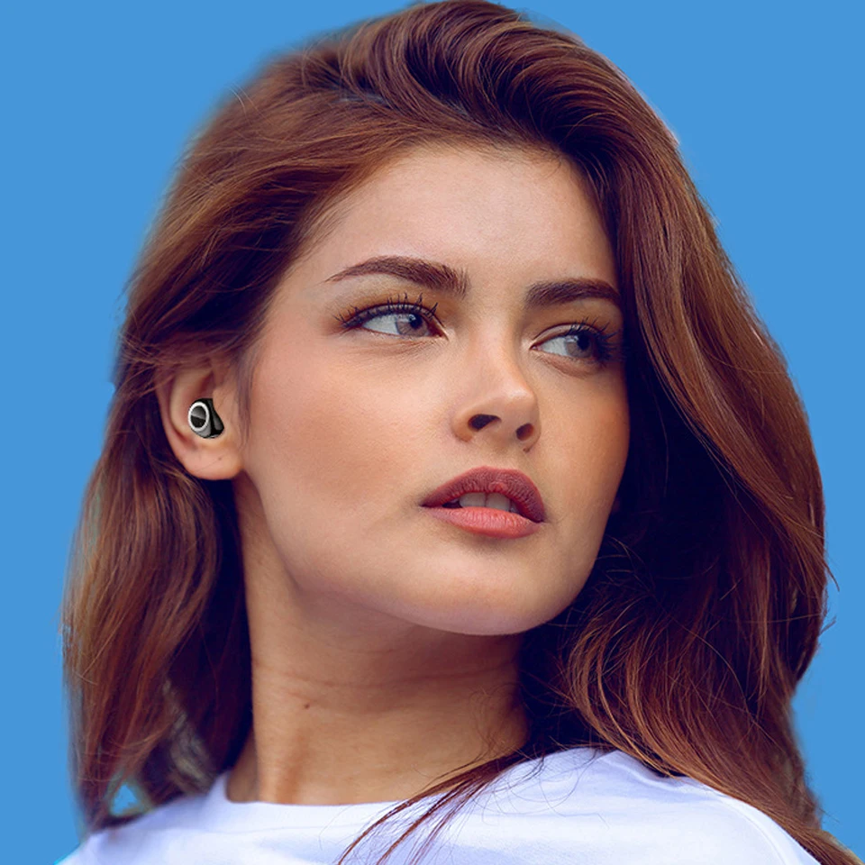 Bluetooth гарнитура 5 0 бинауральная Беспроводная стерео Спортивная TWS с мобильным