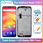 Совершенно новый 6,1 дюймовый сенсорный экран + 1280x600 ЖК-дисплей + рамка в сборе, замена для телефона Ulefone Note 7S117P Android 8,1
