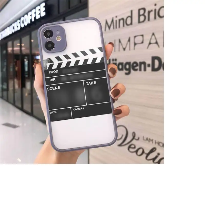 

JAMULAR Cool Movie Pallets Fitted Phone Cases matte transparent For iphone 7 8 11 12 plus mini x xs xr pro max cover