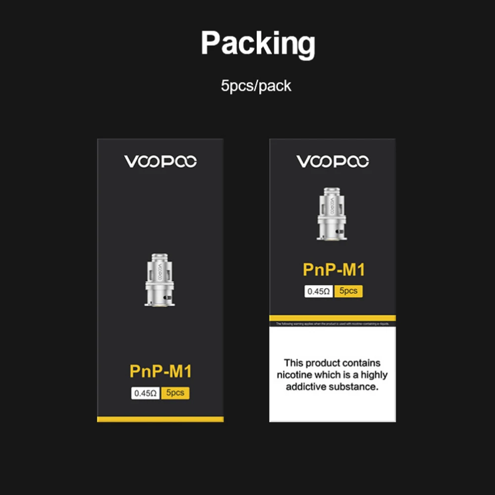 Оригинальные катушки VOOPOO PnP VM1 сопротивление 0 3 Ом RDL сетчатые подходят для Voopoo Vinci