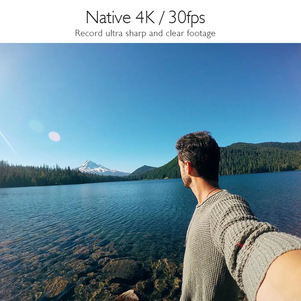 AKASO V50X Wi Fi экшн Камера родной 4K/30fps 2 ''EIS сенсорный Экран 170 ° вид 131ft