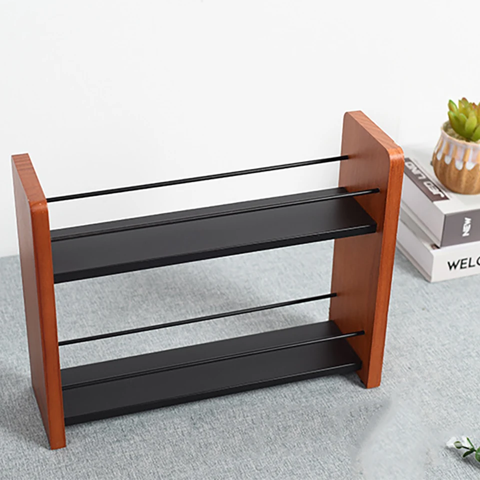 Полка для хранения кухонного шкафа домашние 2-уровневые полки специй деревянная