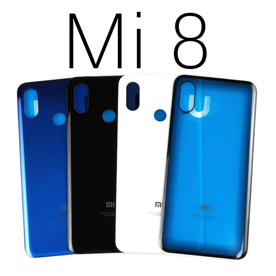 Задняя крышка для Xiaomi Mi 8/8 SE/8 Pro/8 Lite/8 Explorer стекло цвета в ассортименте|Корпусы и