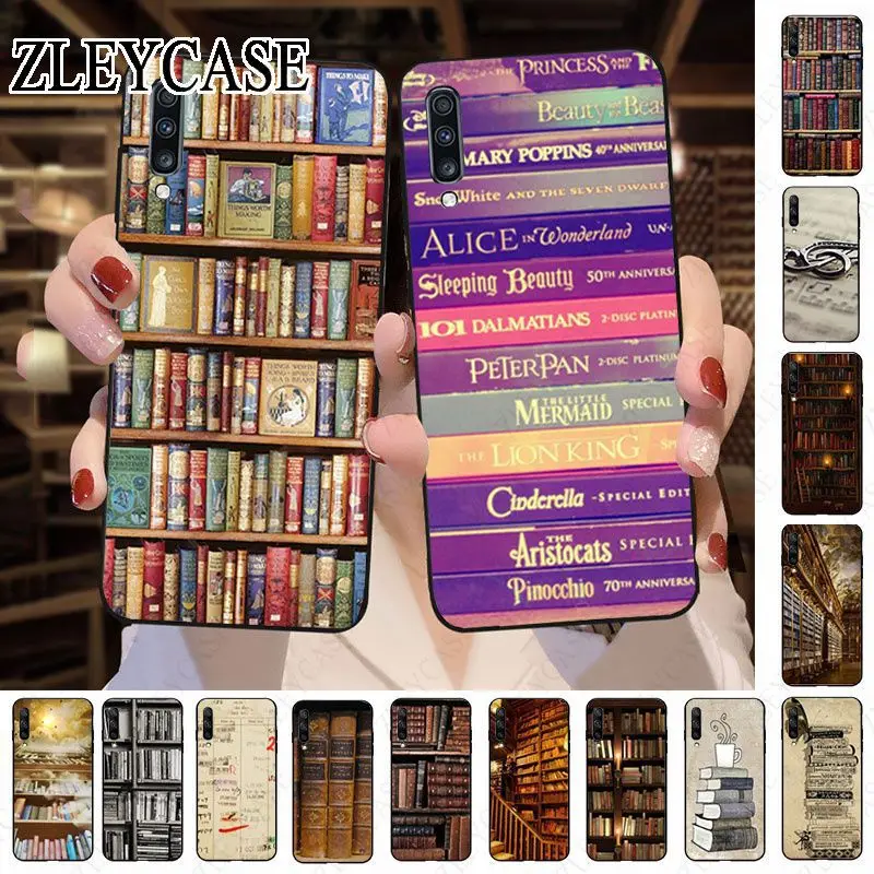 Чехол для телефона с изображением библиотеки книг и карт Samsung Galaxy A32 A12 5G A21S A52 A50 A20S