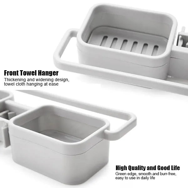 Горячий органайзер для хранения кухонной раковины кран губка мыльная ткань