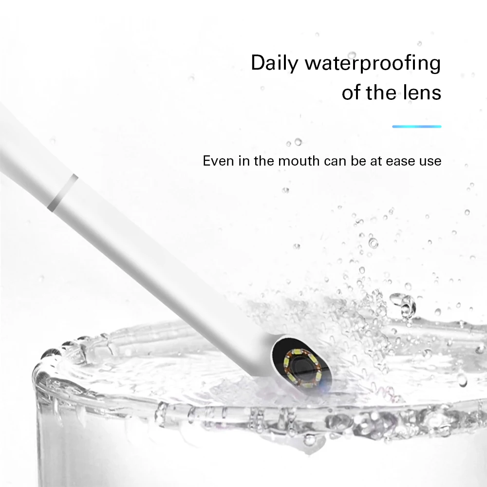 

Dental Oral Endoscope USB Intraoral Camera 6 LED light Sources 3-Speed Brightness Adjustment 100W Real-time Video