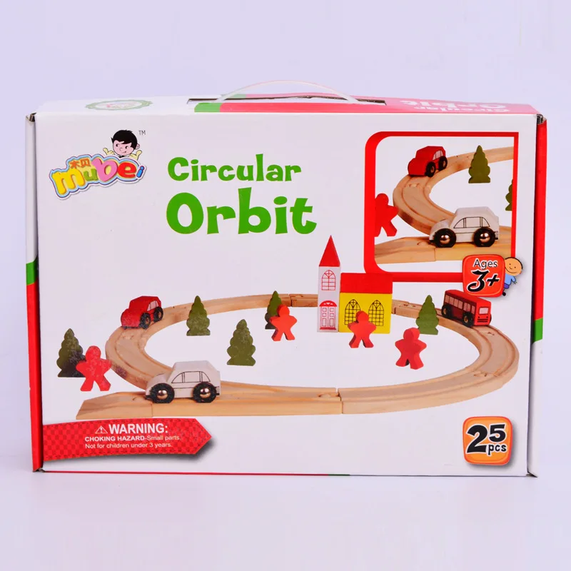 Детский Деревянный конструктор сделай сам круглая орбитальная игрушка сборный