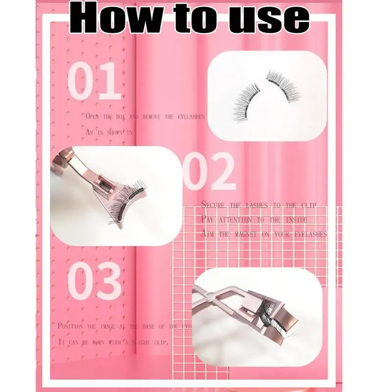 

Magnetic False Eyelashes Soft Easy To Wear Magnetic Lashes New Magnetic Eyelash Curler With Eyelash Curler Eyes Beauty
