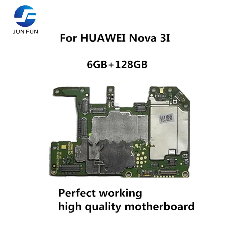 Разблокированная материнская плата JUN FUN Для Huawei NOVA 3I 6 ГБ + 128 Гб ОС Android логическая