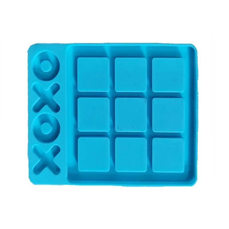 

2 Style Tac Toe Game Board Silicone Mold with XO Game Board Mold Resin Family Game Silicone Epoxy Resin Casting Mold Kit