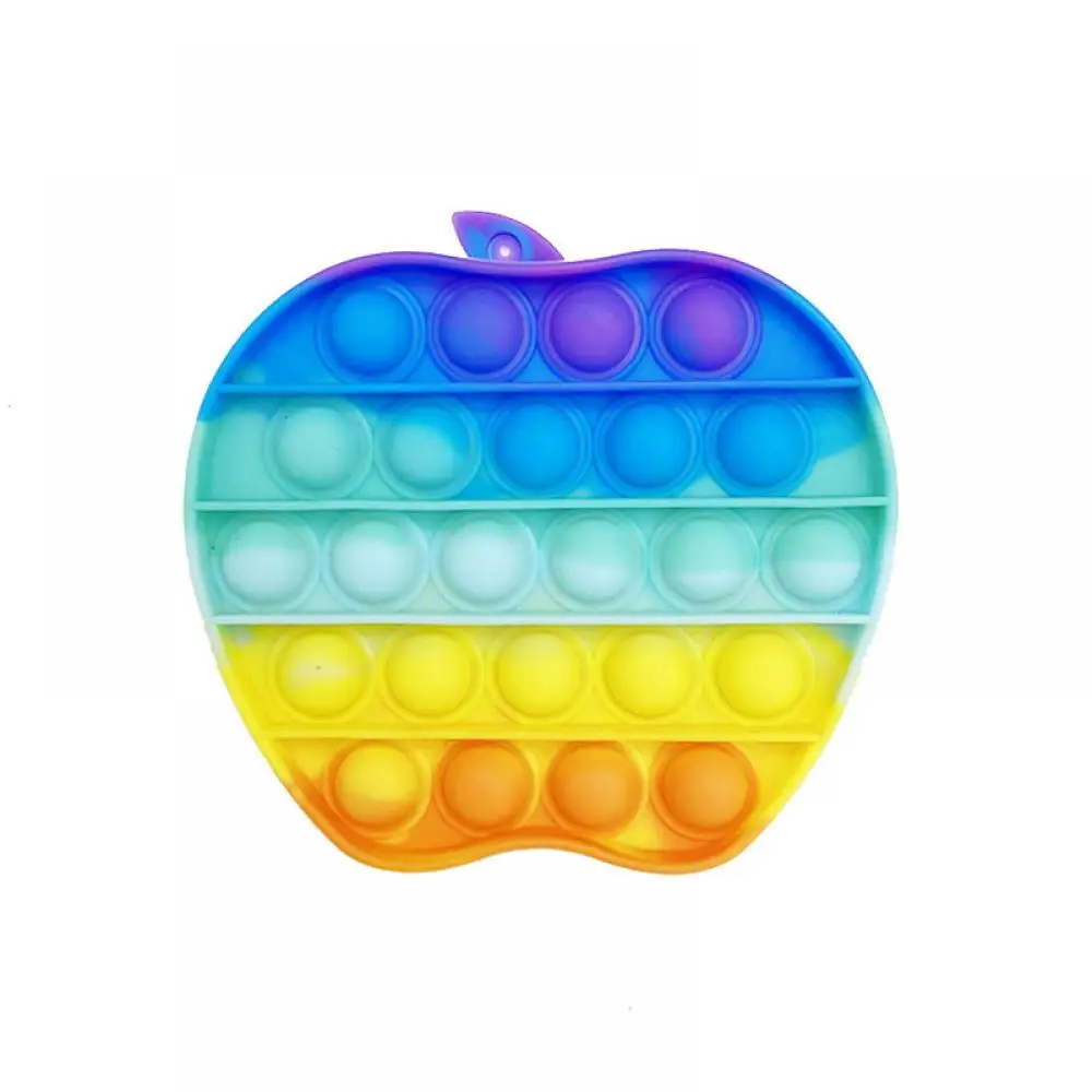 

Fidget It Rainbow Push Bubble Colorful Fidget Toys Stress Reliver Toys Adult Kids Stress Relief toy Simple Dimple Stress Toy