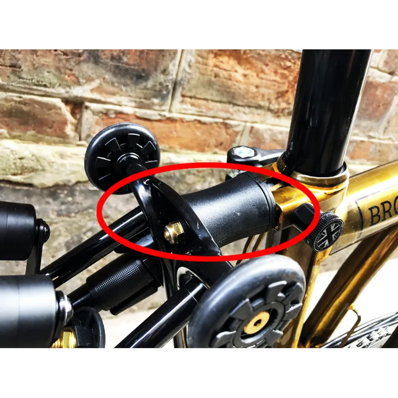 Складной Задний амортизатор велосипеда титановый винт для brompton велосипед золотой серебряный черный ультралегкий титановый части