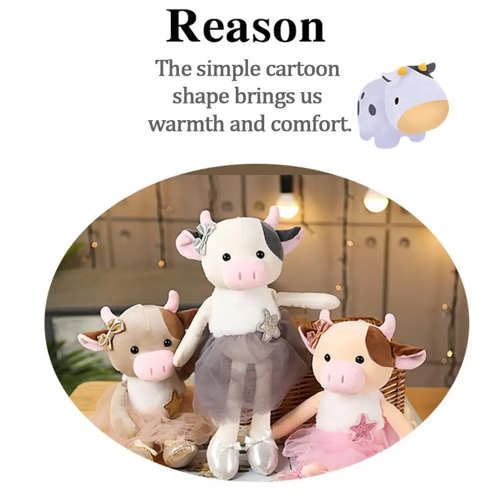 Милые до середины икры плюшевые игрушки куклы с кружевной юбкой для девочек