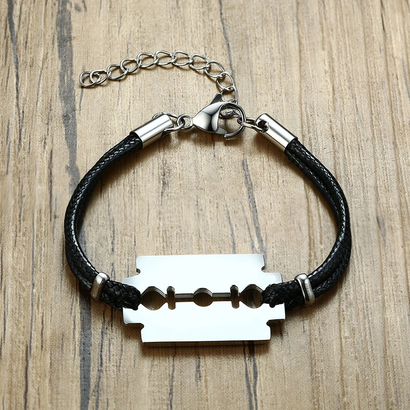 Браслет из нержавеющей стали для бритвы|Цепочки и браслеты| |