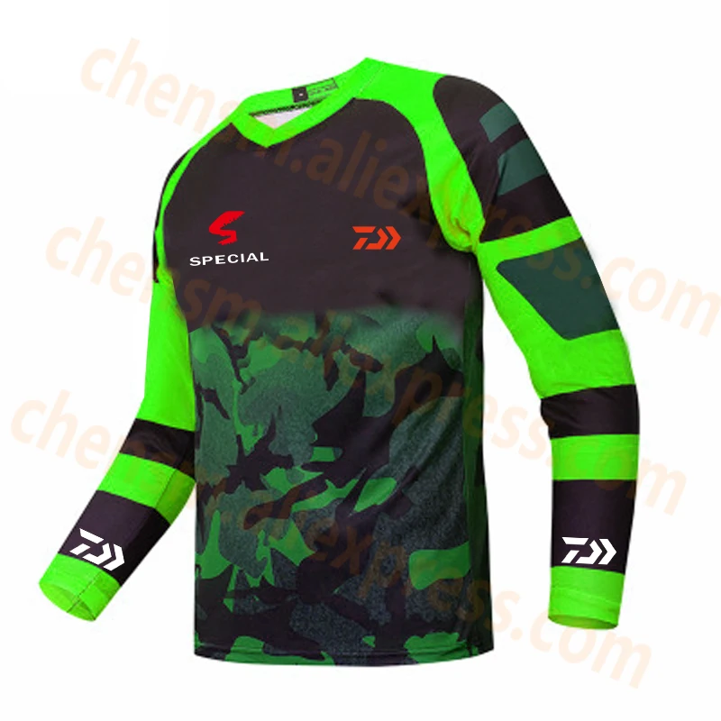 

2020 New DAIWA Quick Drying Fishing Clothing Long Sleeve Sunscreen Anti-uv Breathable Summer Fishing Shirt Autumn Fishing Jersey