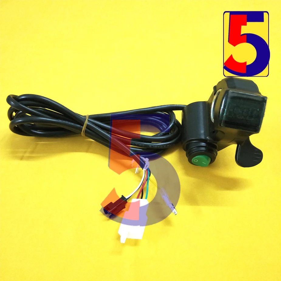 Дроссельная заслонка Ebike LCD 12 V 99 дроссельная с дисплеем напряжения 3