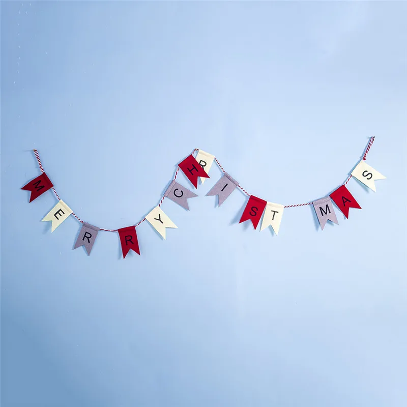 1 шт. креативная Рождественская надпись елочные украшения из фетра с