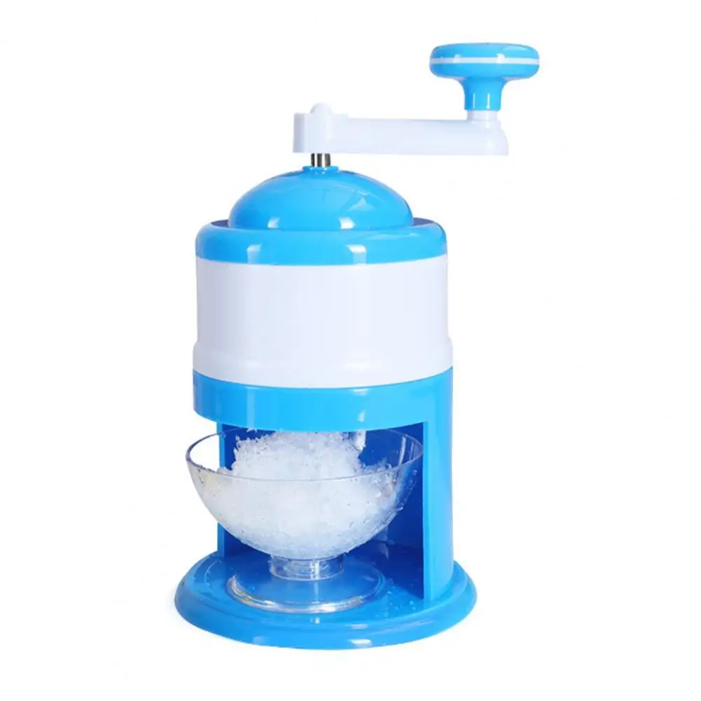 Eco-friendly Practical Large Capacity Plastic Manual Ice Shaver Machine For Home Summer Time Cool Off Hand Tool
