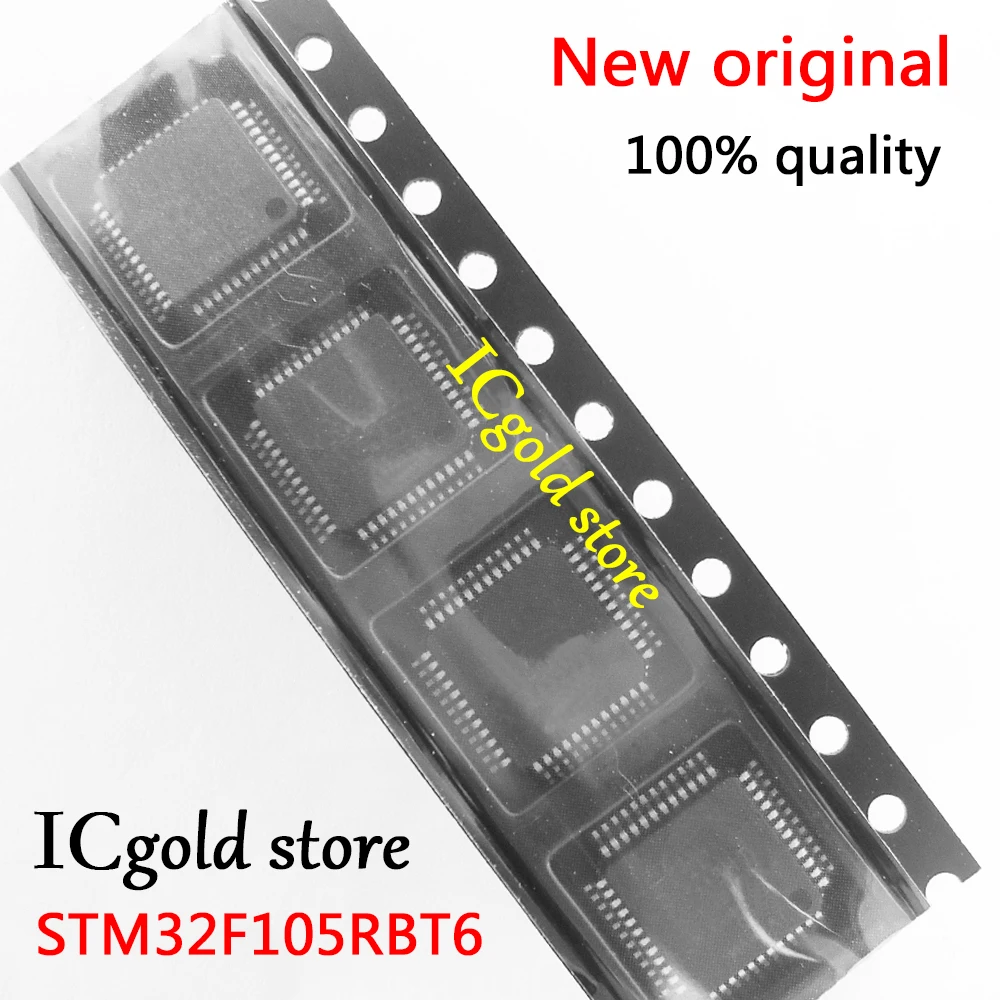 

2pcs STM32F105RBT6 STM32F105RB STM32F105 LQFP-64
