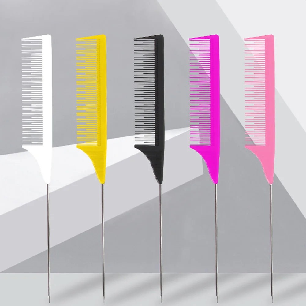 Профессиональный салон Rat хвост гребень для волос режущая сбор тонкой зуб