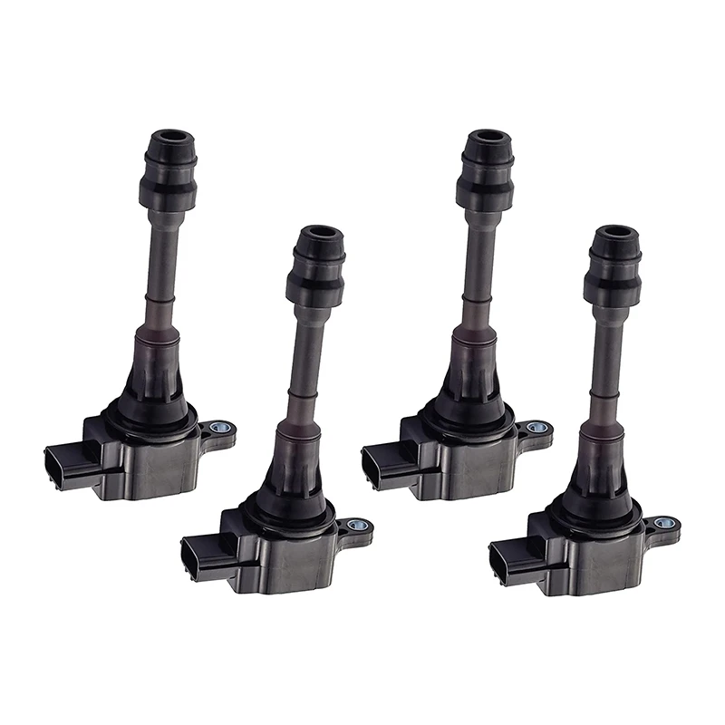 

4Pcs Ignition Coils Replacement Car Accessor for 02-08 Nissan Teana X-Jun 2.5L L4 UF350 22448-8H315
