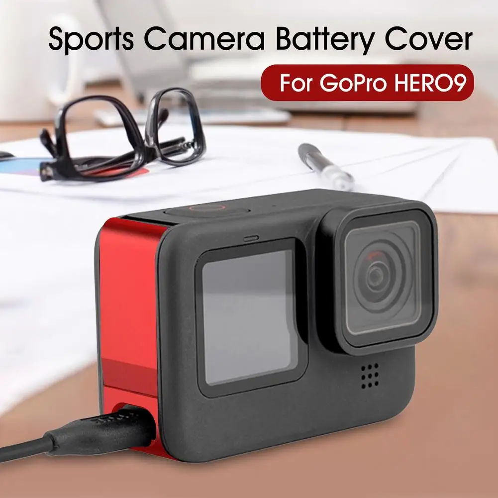 Защитный чехол из алюминиевого сплава для GoPro Hero 9 Black Action Camera Type C зарядный порт