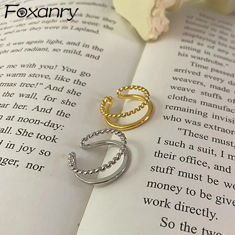 

Серебряные кольца Evimi 925, новые модные простые геометрические кольца ручной работы с золотым покрытием, ювелирные изделия, подарки для женщи...