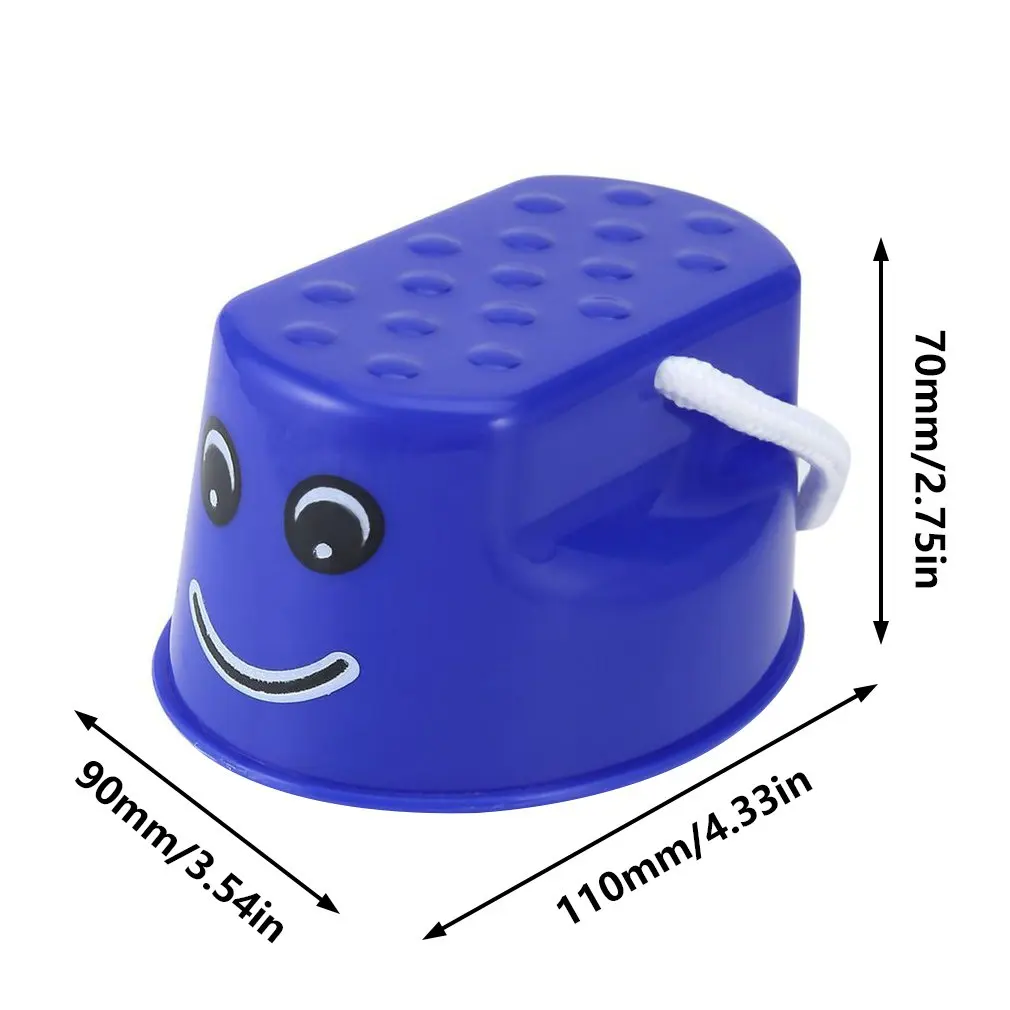 

OCDAY 7 Colors 1pc Walk Stilt Jump Toy Plastic Smile Face Pattern Children Outdoor Fun Sports Balance Training Toy Best Gift