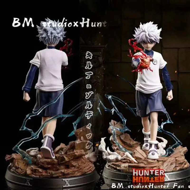 

27CM PVC Hunter x Hunter Anime Figure Gon Freecss Killua Zoldyck Action Figurine Collectible Model Toys Figurinhas Statue