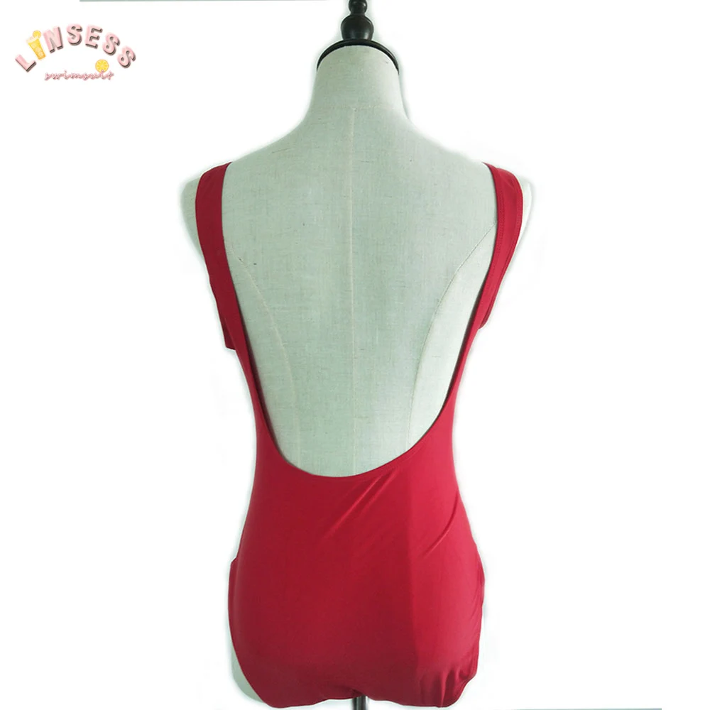 Давайте возьмем физический ретро-трико 80-х эробный Цельный боди костюм для