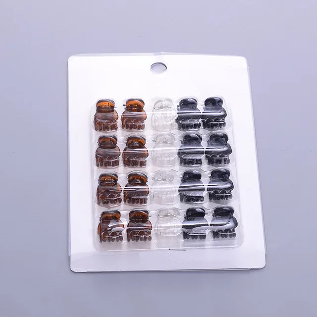 2019 New Girls Children Hair Gripper Lovely Mini Scrub Small Crabs Claw Flower Transparent Women Clips |