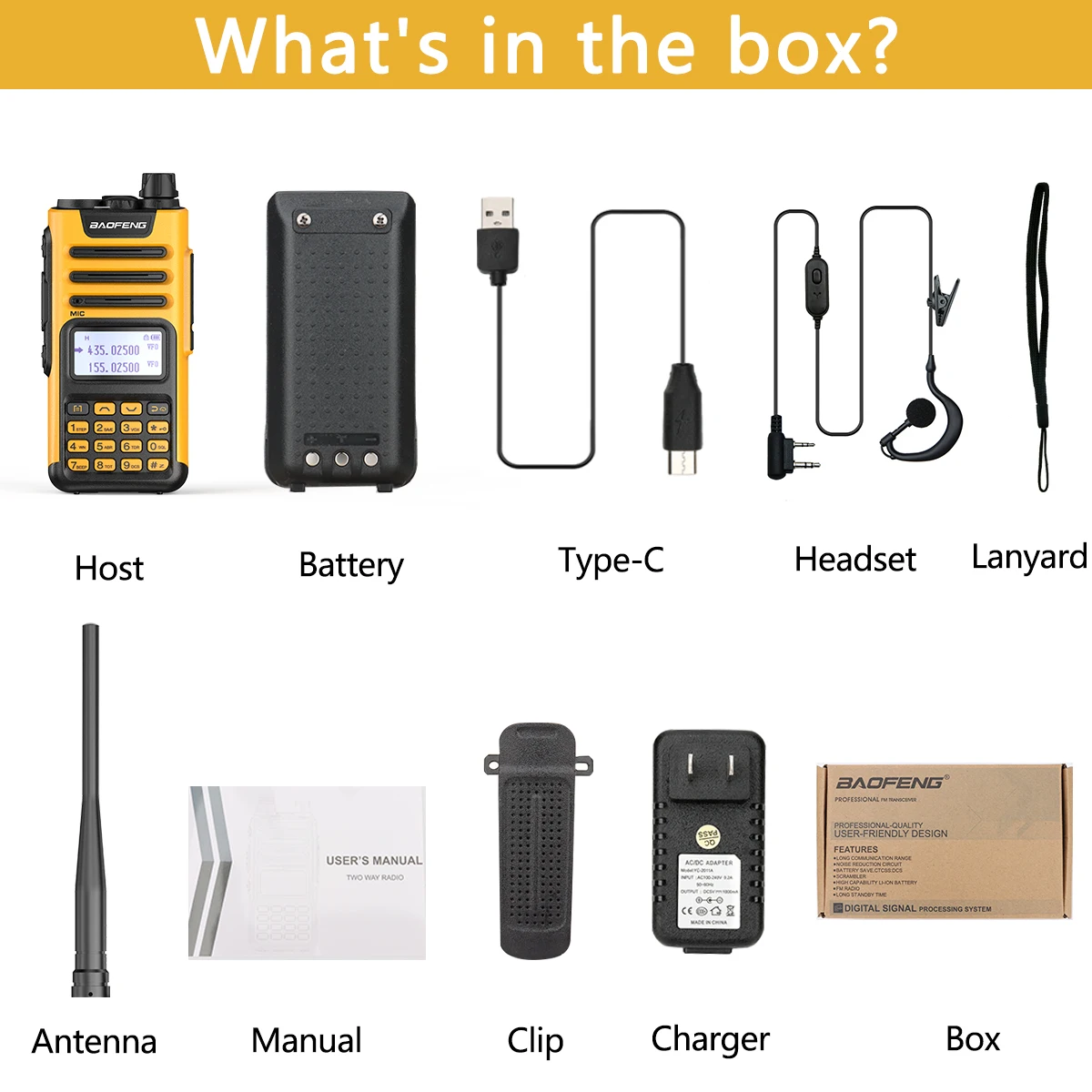 Фото 2022 Baofeng UV-13 PRO Walkie Talkie 10W 8800mAh Type-C USB двухдиапазонный трансивер для любительской 2022 Baofeng UV-13 PRO Walkie Talkie 10W 8800mAh Type-C USB двухдиапазонный трансивер для любительской