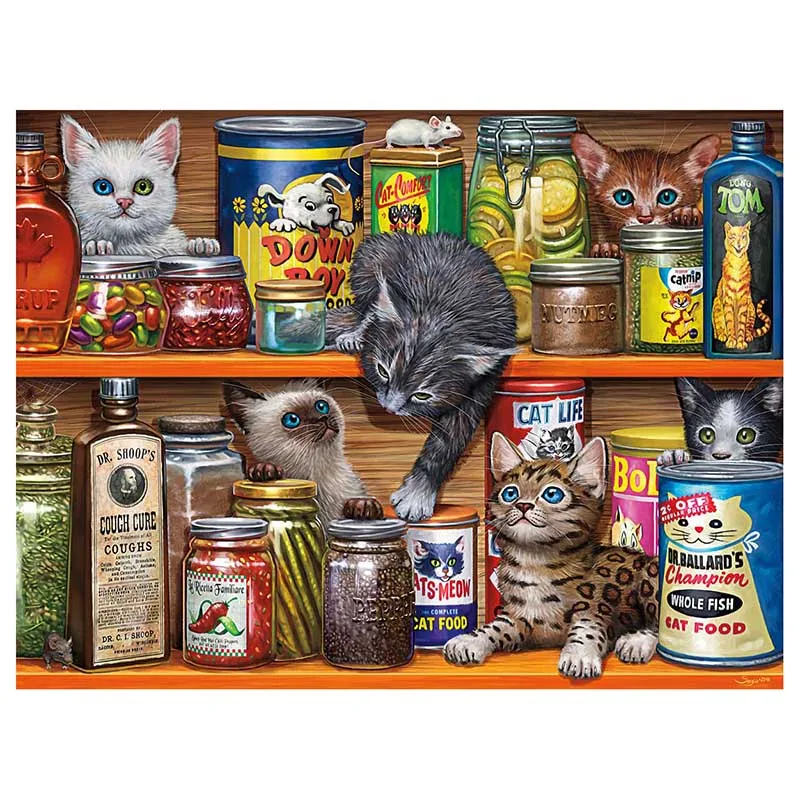 

5D DIY полный квадрат/круглая дрель Алмазная картина животные кошка пейзаж Daimond мозаика Алмазная вышивка Свадебный декор для комнаты KY223