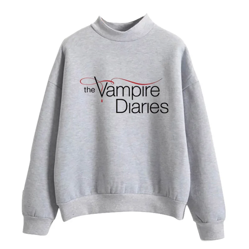 

man women Vampire Diaries Letter Hooded Pattern Girl Winter Sweatshirts Pullovers Lover Harajuku Street Oversized Hooded gift