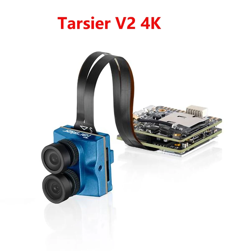 VTX V2 Blue Caddx.us Tarsier V2 4K 30fps 1200TVL двойной объектив Супер WDR WiFi Мини FPV камера HD Запись DVR двойной аудио OSD для гонок Дрон - Цвет: VTX V2 Blue