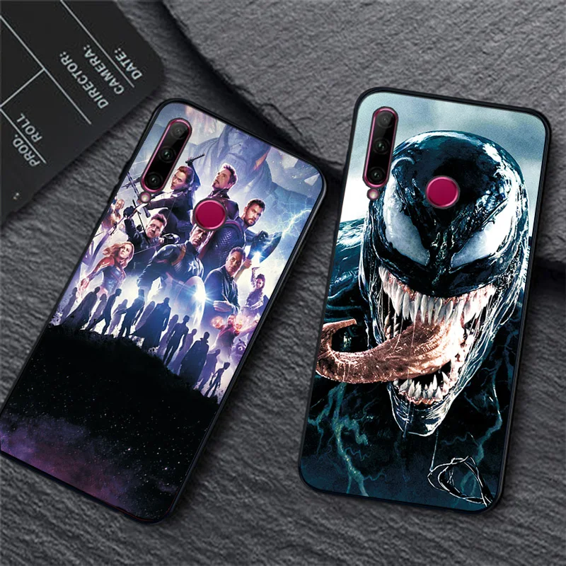 Чехол Marvel Hero для Honor 10, мягкий черный чехол из ТПУ, чехол для huawei Honor 10, 5,84 дюймов, Honor 10i 10 Lite view 10, чехол