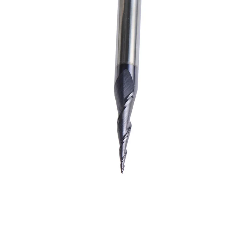 

HRC55 R0.25 D4 Carbide Tapered End Mills Ball Nose 2 Flutes CNC Tool Replacement