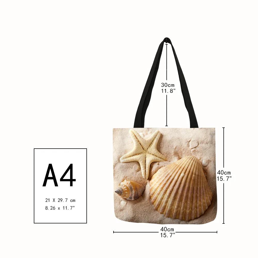 Женская сумка через плечо Голубая Морская звезда пляжная для шоппинга красивая